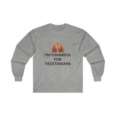 Thankful For Vegetarians Long Sleeve Tee