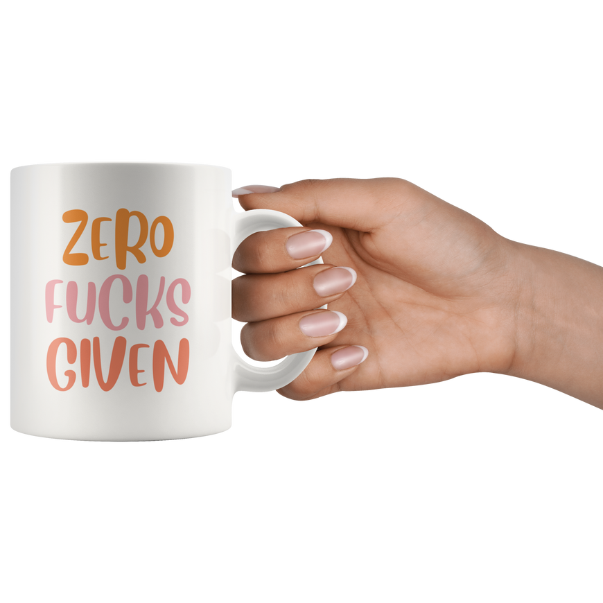 Zero F*cks Given Coffee Mug