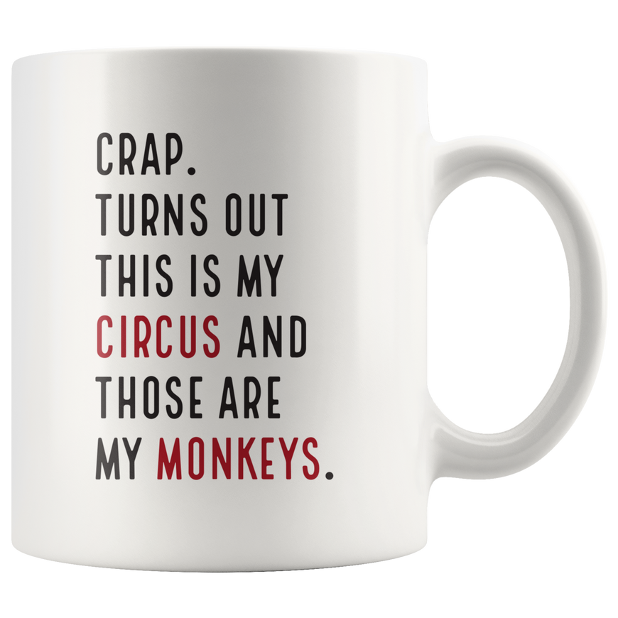 Circus Monkey Coffee Mug