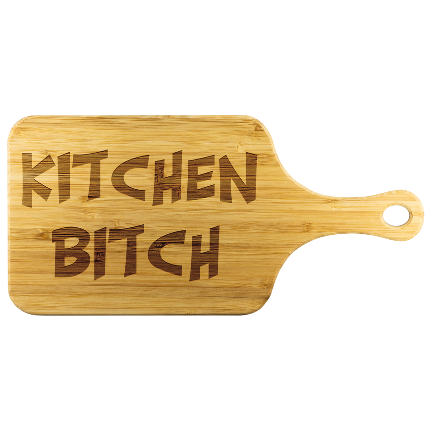 Kitchen Bitch Funny Wood Cutting Board | Sarcastic Me