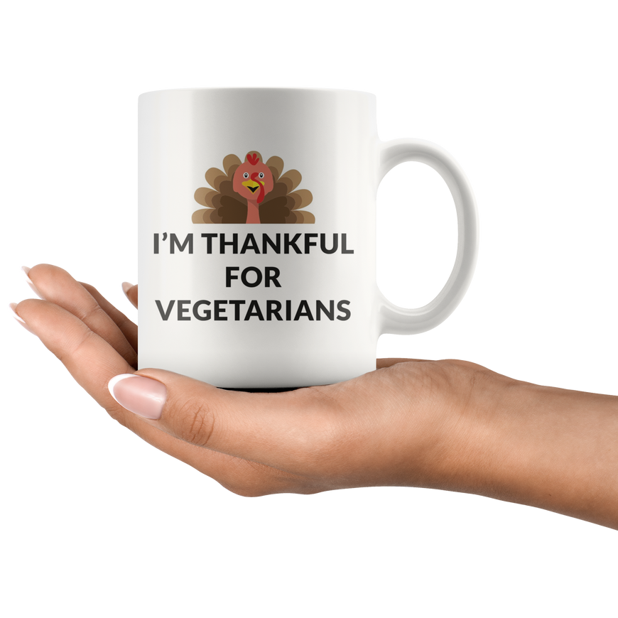 Thankful For Vegetarians Coffee Mug