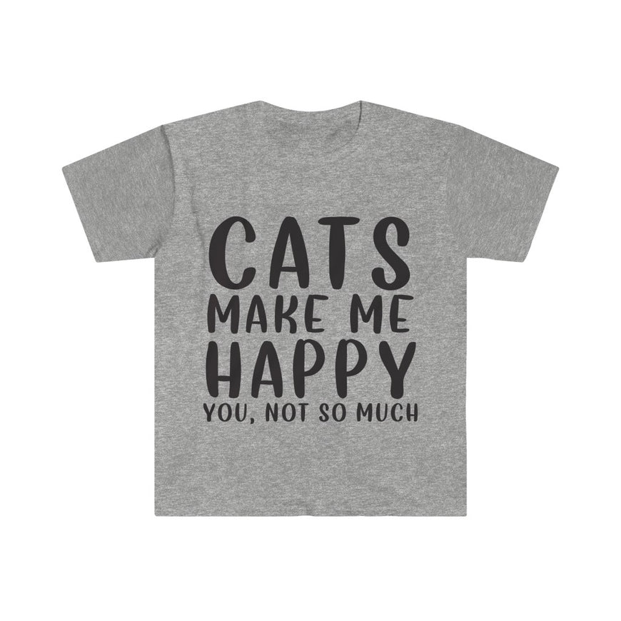 Cats Make Me Happy T-Shirt