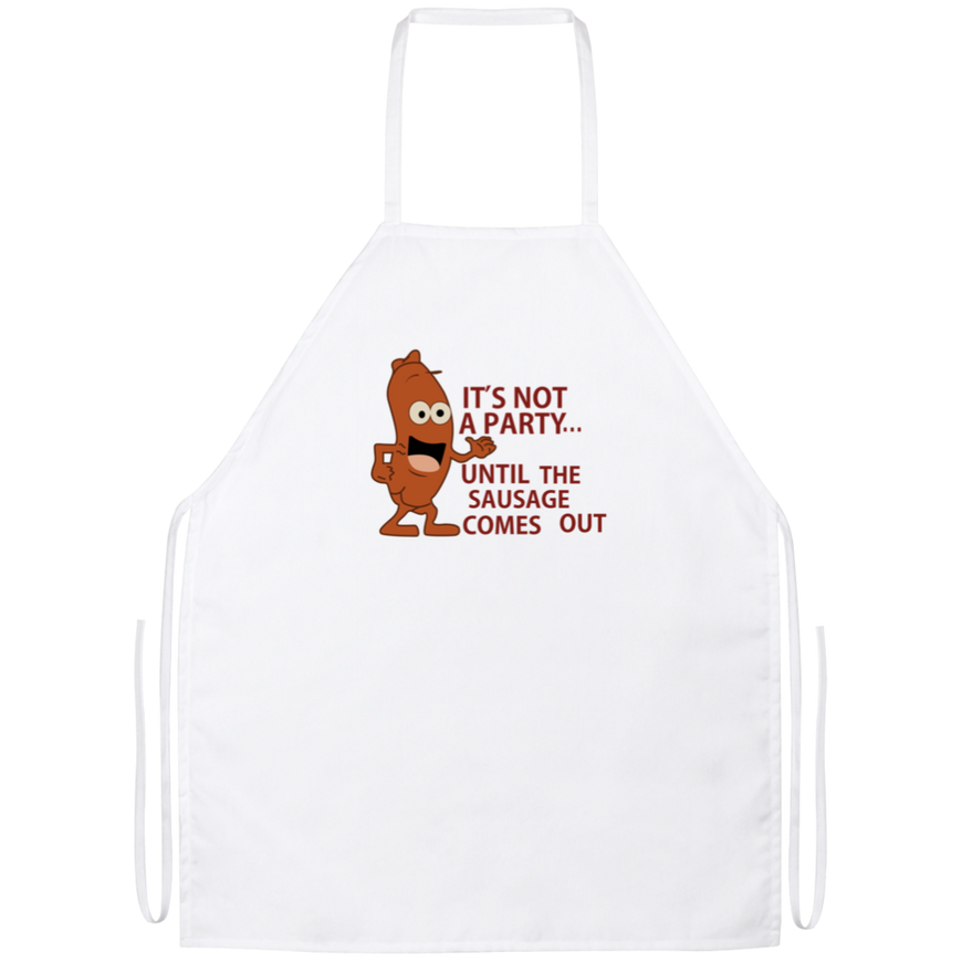 It's Not A Party Funny Kitchen Apron | Sarcastic Me