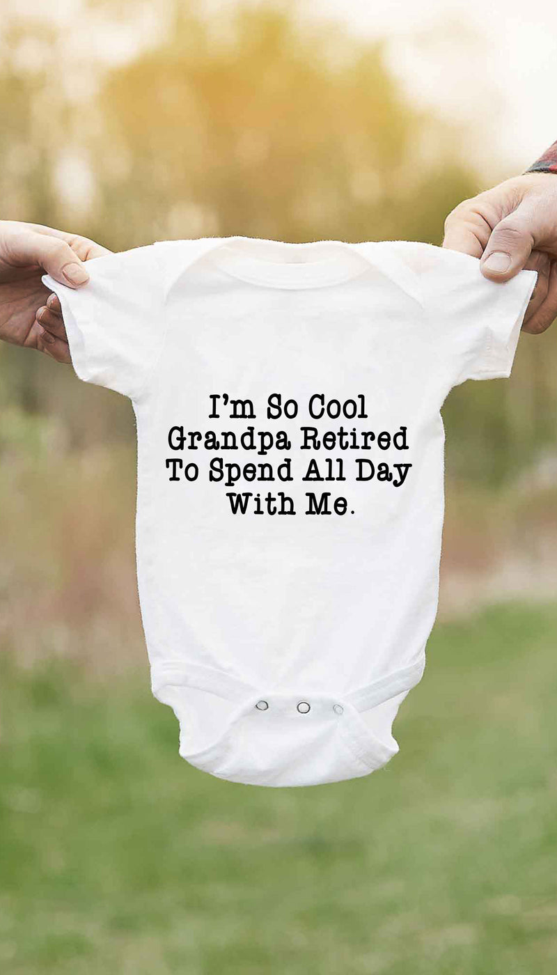 Funny grandpa hot sale baby onesies