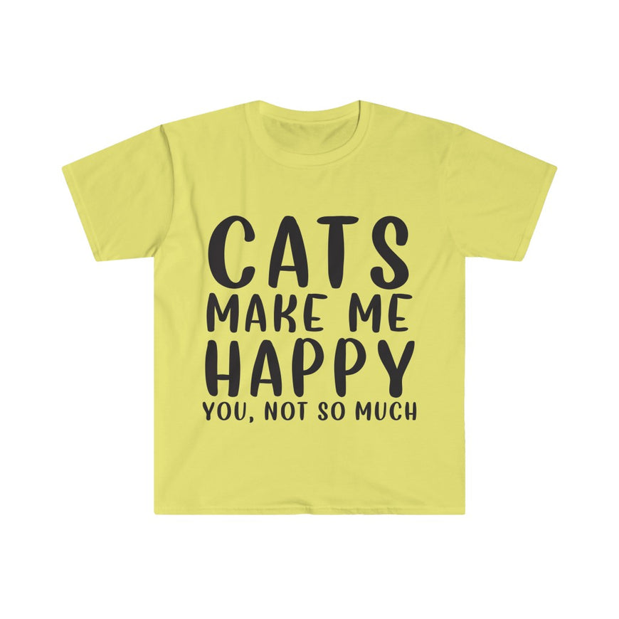 Cats Make Me Happy T-Shirt