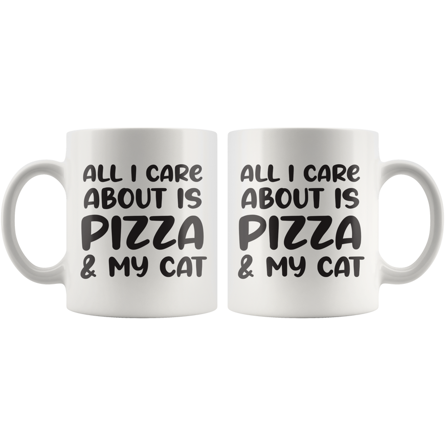 All I care About Is Pizza Coffee Mug