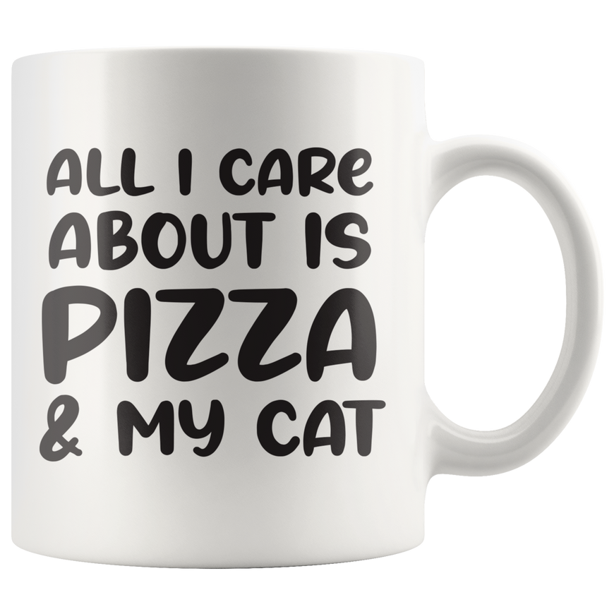 All I care About Is Pizza Coffee Mug