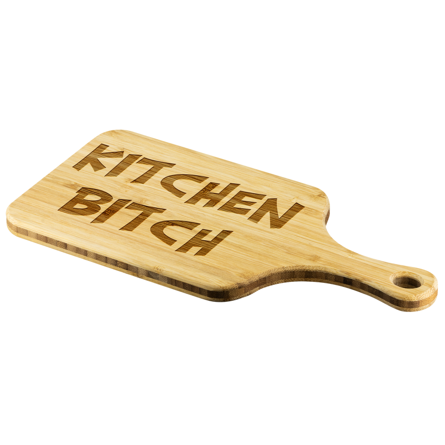 Kitchen Bitch Funny Wood Cutting Board | Sarcastic Me