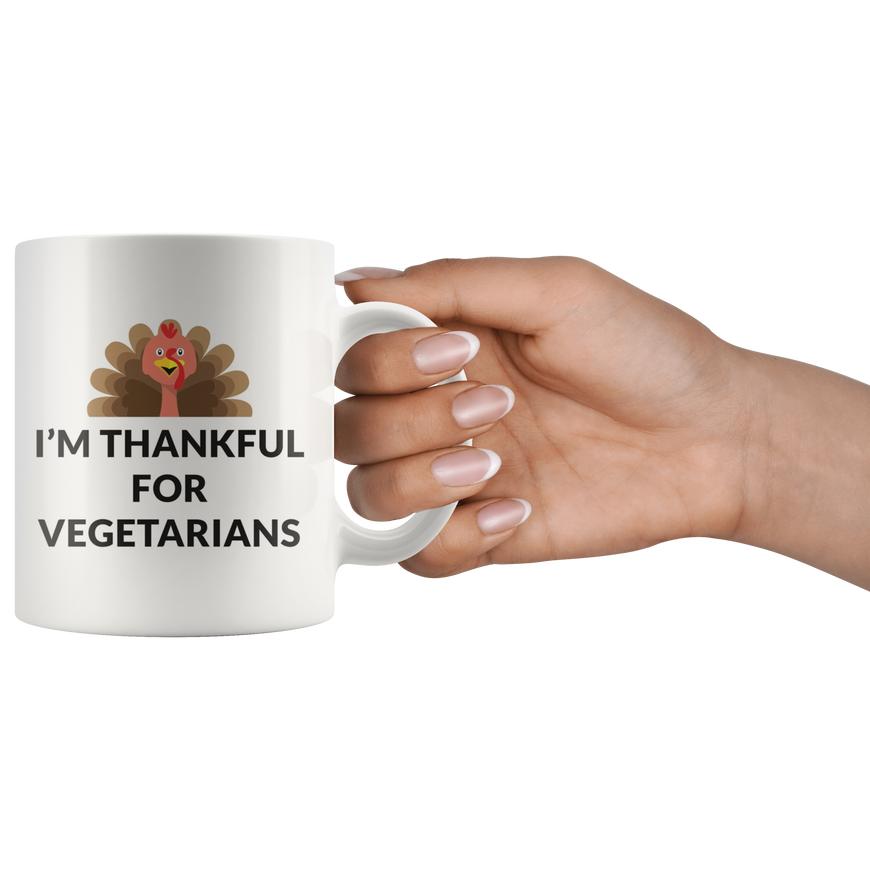 Thankful For Vegetarians Coffee Mug