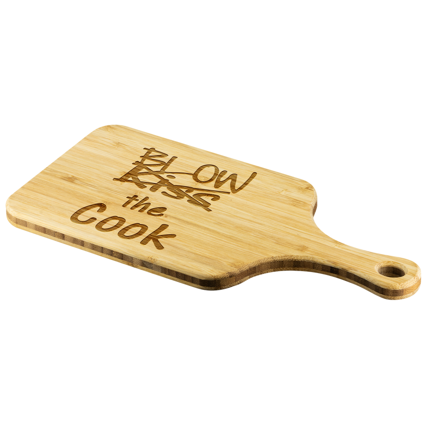 Blow The Cook Funny Wood Cutting Board | Sarcastic Me