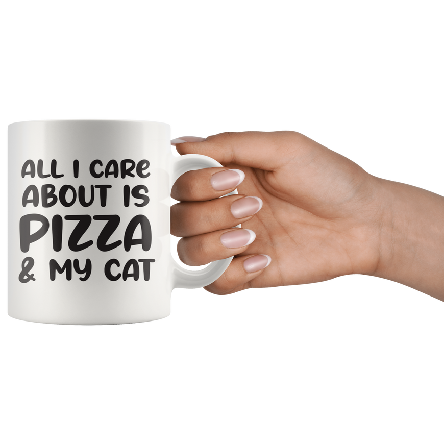 All I care About Is Pizza Coffee Mug