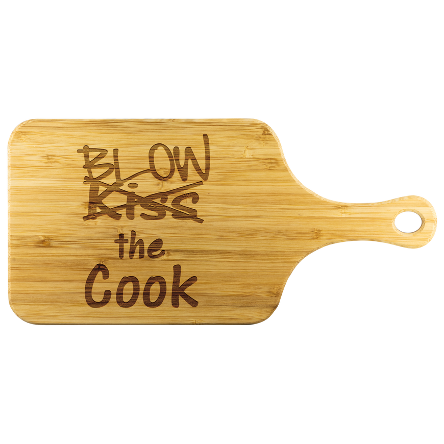 Blow The Cook Funny Wood Cutting Board | Sarcastic Me